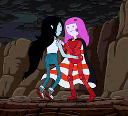 animationsource:Princess Bubblegum and Marceline finally kiss