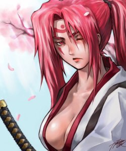 aliothfr:  Baiken, Guilty Gear