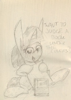 slightlyshade: Twilight’s flirty… I think?  (For some reason