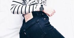 Just Pinned to Jeans - Mostly Levis: Stripes & jeans is always