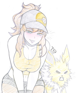 tabletorgy:  Team Instinct member sketch! will work on the promised