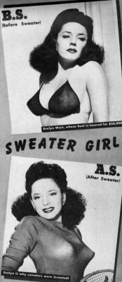 echobunnygo-go:  SWEATER GIRL Evelyn West      aka. “The