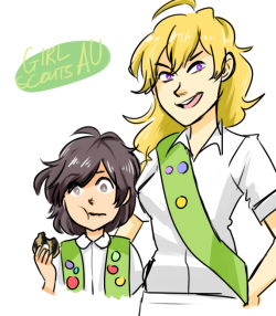 weissrabbit:  Ash, Mar, and noi were talking about a girl scout