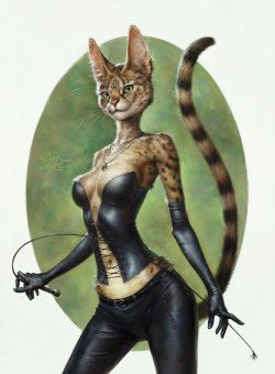 art-of-cg-girls:  Sexy, Fluffy, Pretty Cat… V2.0 by EldarZakirov