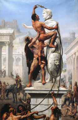 fleurdulys:  Sack of Rome by the Visigoths- Joseph-Noel Sylvestre