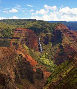 travelgurus:    Kauai is a special place. Waipo'o Falls in Waimea