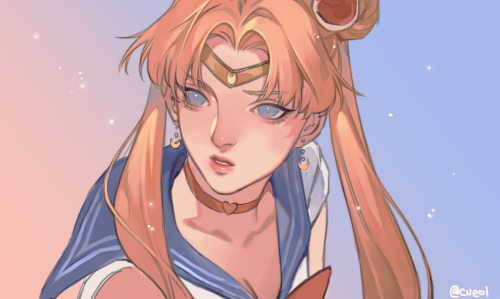 xoue: sailor moon redraw challenge 🥰