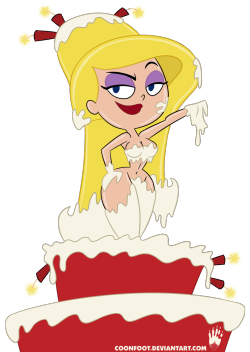 cdb2k3:  tlrledbetter:B-Day Cake Jam: Goddess of Cake-os by CoonfootI
