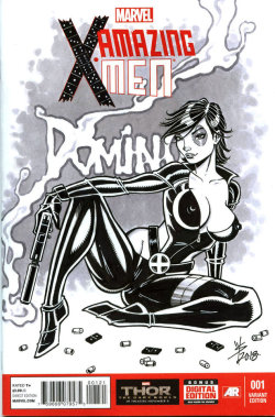   Scanned Domino Cover by broken-nib  