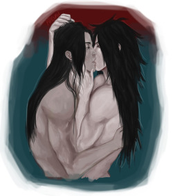 Some sketchy Madara/Hashirama to get me back into the speed of