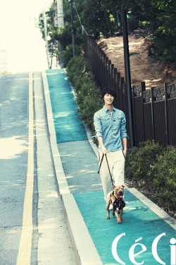 kdramari:  Let’s walk our dogs together Il wooah! 