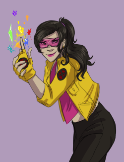 poippet:I drew a therapy Jubilee while crying to make myself