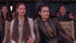 celebhunterextra:  Berenice Bejo and Shannyn Sossamon from A