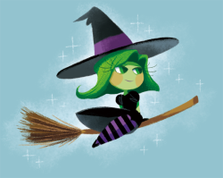 robotoco:  Witch Disgust   I love green~ <3