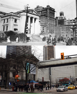 entheos-fog:  Court house, Hotel Vancouver, and the Vancouver