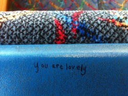 sadplutogirl:  i was on the bus and i was sad and i saw this