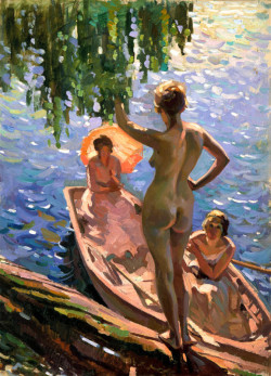 master-painters:  Evelyn Page - Summer Morn - 1929