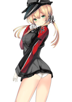 trin76:  prinz eugen (kantai collection) drawn by haik - Danbooru