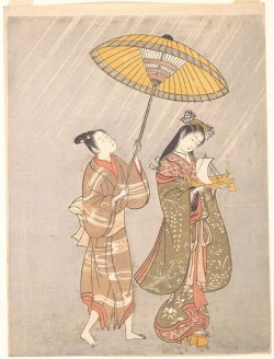 fujiwara57: “Komachi Praying for Rain” by  Torii Kiyomitsu