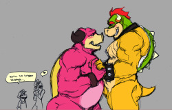 wuffinarts:  Bowser stuff. 