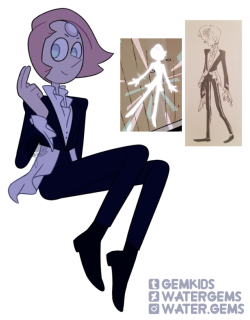 gemkids:  drew this a couple days ago when i saw tuxedo pearl