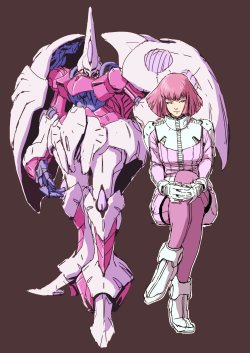 absolutelyapsalus:  Haman & Qubeley Mk. Ⅱ by @fxstc1996