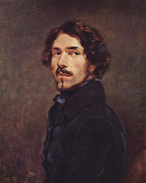 antonio-m:  “Self-portrait”, c.1840 by Eugène Delacroix