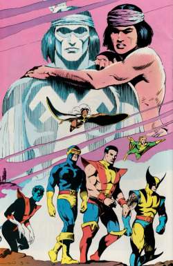 Illustration by John Bolton, from Classic X-Men No. 3 (Marvel