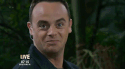 princ3ssariel:  h0llow3yes:  The first gif of Ant and Dec I have