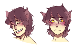 phaisty: Â My Galra Keith Headcanons:Â  1. Heâ€™s Half Galran 2. He blushes purple 