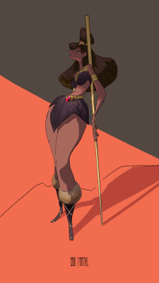 caiorfmartins:  Here’s my version of Diana, from Dungeons &