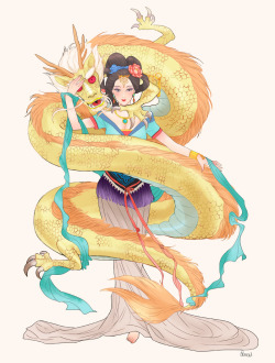 mewufeo:  frances-ok:  completed just now, Chinese dragon&divine
