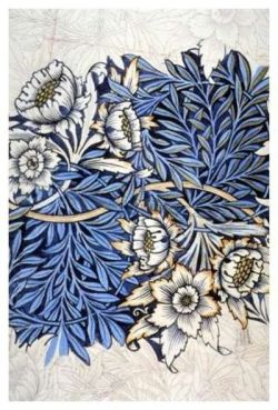 huariqueje:  William Morris designs  British 1834-1896 - -Tulip