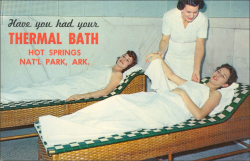 1950sunlimited:  Thermal Bath Hot Springs National Park, Arkansas