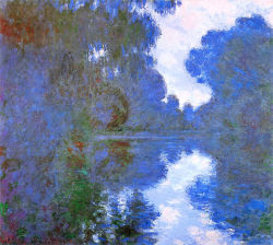 artist-monet:  Morning on the Seine, Clear Weather 02, 1897,
