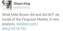 land-of-propaganda:  #Ferguson #MikeBrown What Mike Brown did