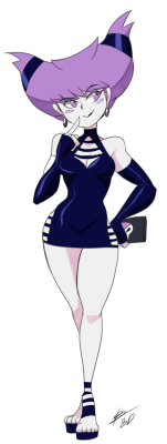 bigdeadalive:  Post-Xbox E3 drawing of Jinx in a dress I saw