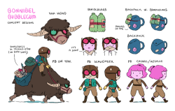 Bonnibel Bubblegum concept art by writer/storyboard artist Hanna