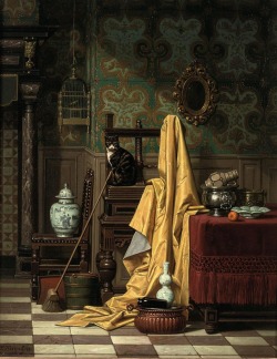 vcrfl:  Charles Joseph Grips: A Domestic Interior, 1881. 