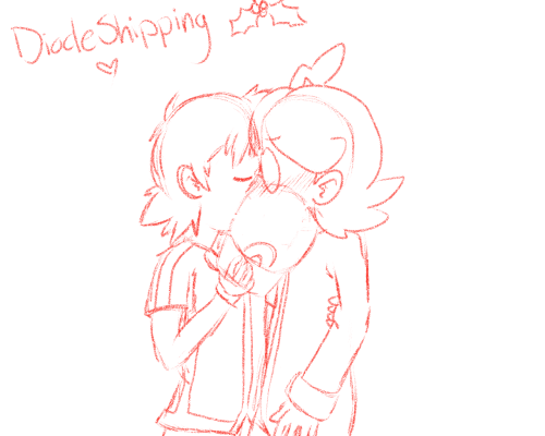 opal-sparks:Also working on a DiodeShipping piece. Ash x Clemont