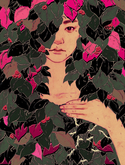 red-lipstick:  Maria Nguyen aka Duong Thuy Nguyen (based Mississauga, Ontario, Canada) - Hidden Pt.1, 2014 Â  Â  Drawings 