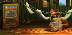 suppermariobroth:  In Donkey Kong Country Returns, idling in