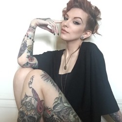 picgir:#SuicideGirls don’t need tattoos but who does love tattooed