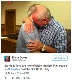 salon:  See the same-sex couples who were first in line to get