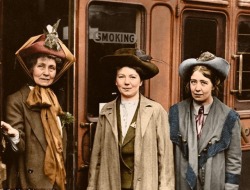 pagewoman: Emmeline, Christabel and Sylvia Pankhurst   6th