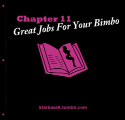 starbasek:Bimbo Owner’s Manual, Pt. 11 of 14 