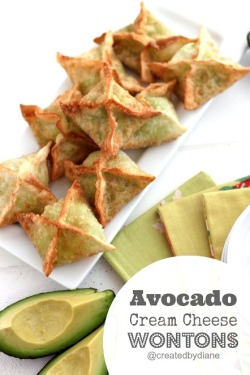 guardians-of-the-food:  Avocado Cream Cheese Wontons