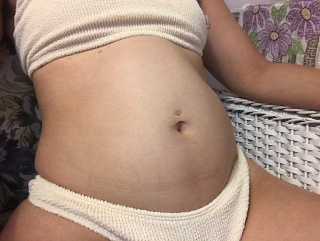 bellyenvy:After a day at the beach!
