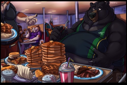 chrispywolf:  The very friendly Breakfast bar The very friendly breakfast bar - just desserts The very friendly breakfast bar - No escape  by RAMZI 