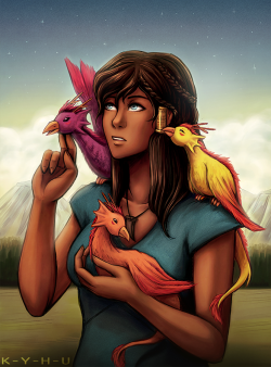 k-y-h-u:   Korraleesi, Mother of Dragon Birds.  I don’t see